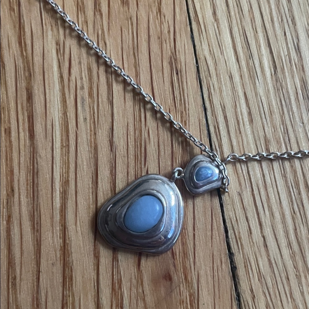 Silpada Warped Blues necklace with original chain stamped 925 stunning